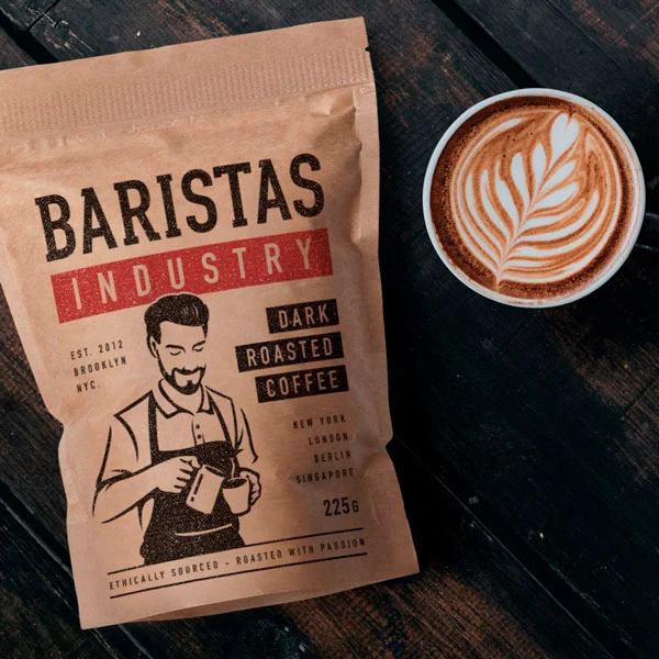 Baristas Roasted Coffee Packaging Design