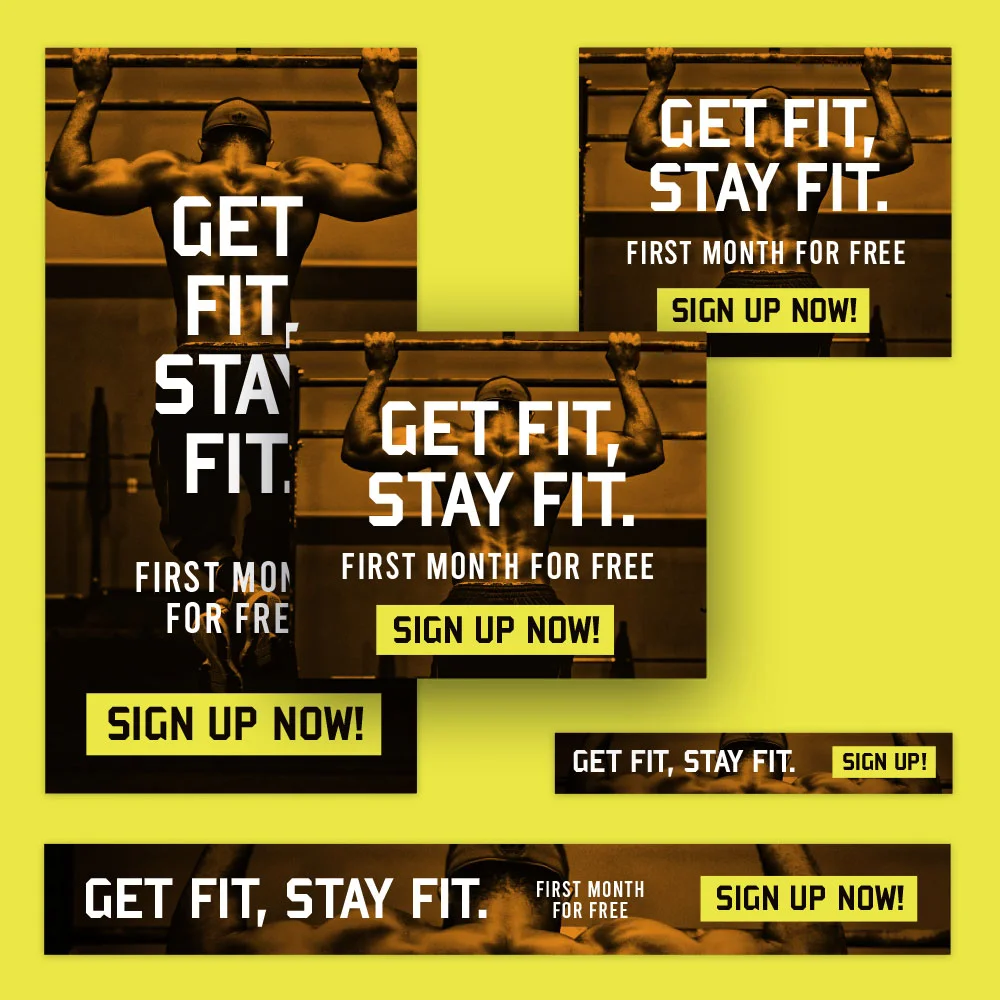 Gym Banner Design