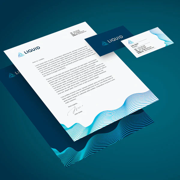 Liquid Brand Identity Designing