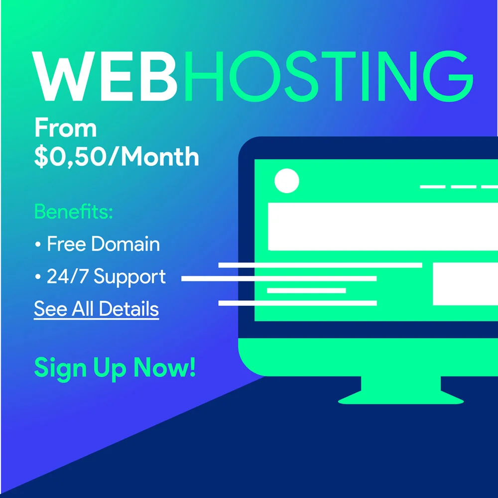 Web Hosting Banner Design